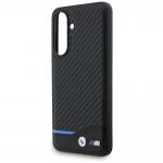 Carcasa BMW Leather Hot Stamp compatibila cu Samsung Galaxy A56, Negru 6 - lerato.ro