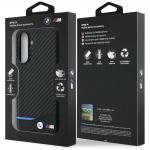 Carcasa BMW Leather Hot Stamp compatibila cu Samsung Galaxy A56, Negru 8 - lerato.ro