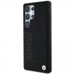 Carcasa BMW Leather Big Wordmark compatibila cu Samsung Galaxy S25 Ultra, Negru 3 - lerato.ro