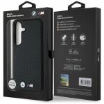 Carcasa BMW Leather Carbon cu MagSafe compatibila cu Samsung Galaxy S25 Plus, Negru 9 - lerato.ro