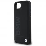 Carcasa BMW Leather Hot Stamp compatibila cu iPhone 16e, Negru 7 - lerato.ro