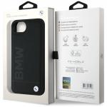 Carcasa BMW Leather Hot Stamp compatibila cu iPhone 16e, Negru 9 - lerato.ro