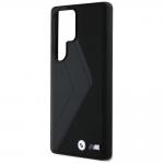 Carcasa BMW Leather Oversized Stripes cu MagSafe compatibila cu Samsung Galaxy S25 Ultra, Negru 7 - lerato.ro