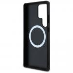 Carcasa BMW Leather Oversized Stripes cu MagSafe compatibila cu Samsung Galaxy S25 Ultra, Negru 8 - lerato.ro