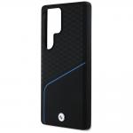 Carcasa BMW Textured and Smooth Leather cu MagSafe compatibila cu Samsung Galaxy S25 Ultra, Negru 7 - lerato.ro