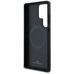 Carcasa BMW Textured and Smooth Leather cu MagSafe compatibila cu Samsung Galaxy S25 Ultra, Negru 8 - lerato.ro