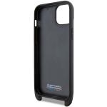 Carcasa BMW M Edition Carbon Stripe cu Strap compatibila cu iPhone 15/14/13, Negru 7 - lerato.ro