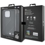 Carcasa BMW M Edition Carbon Stripe cu Strap compatibila cu iPhone 15 Pro Max, Negru 8 - lerato.ro