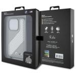 Carcasa BMW M Edition Carbon Stripe cu Strap compatibila cu iPhone 16 Pro Max, Gri 8 - lerato.ro