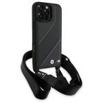Carcasa BMW M Edition Carbon Stripe cu Strap compatibila cu iPhone 16 Pro Max, Negru 4 - lerato.ro