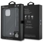 Carcasa BMW M Edition Carbon Stripe cu Strap compatibila cu iPhone 16 Pro Max, Negru 8 - lerato.ro