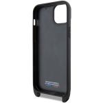 Carcasa BMW M Edition Carbon Tricolor Lines compatibila cu iPhone 15/14/13, Negru 7 - lerato.ro