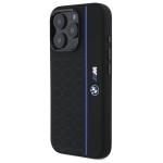 Carcasa BMW Silicone Hexagon Blue Line cu MagSafe compatibila cu iPhone 16 Pro Max, Negru 3 - lerato.ro
