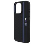 Carcasa BMW Silicone Hexagon Blue Line cu MagSafe compatibila cu iPhone 16 Pro Max, Negru 7 - lerato.ro