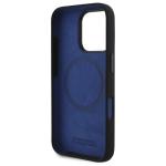 Carcasa BMW Silicone Hexagon Blue Line cu MagSafe compatibila cu iPhone 16 Pro Max, Negru 8 - lerato.ro