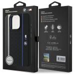 Carcasa BMW Silicone Hexagon Blue Line cu MagSafe compatibila cu iPhone 16 Pro Max, Negru 9 - lerato.ro