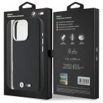 Carcasa BMW M Smooth Full Wrapped Metal cu MagSafe compatibila cu iPhone 16 Pro Max, Negru 9 - lerato.ro