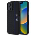 Carcasa BMW Silicone Hexagon Blue Line cu MagSafe compatibila cu iPhone 16, Negru 4 - lerato.ro