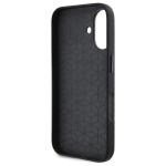 Carcasa BMW Carbon Wrapped Metal compatibila cu iPhone 16, Negru 8 - lerato.ro