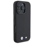 Carcasa BMW Carbon Wrapped Metal compatibila cu iPhone 16 Pro Max, Negru 5 - lerato.ro