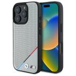 Carcasa BMW M Perforated Tricolor Line cu MagSafe compatibila cu iPhone 16 Pro Max, Gri 4 - lerato.ro