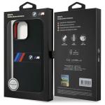 Carcasa BMW Silicone Middle Stripe cu MagSafe compatibila cu iPhone 16 Pro Max, Negru 9 - lerato.ro