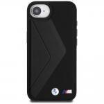 Carcasa BMW Oversized Stripes cu MagSafe compatibila cu iPhone 16e, Negru 2 - lerato.ro