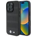Carcasa BMW M Perforated And Stitched Line cu MagSafe compatibila cu iPhone 16 Pro Max, Negru 4 - lerato.ro