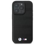 Carcasa BMW M Perforated And Stitched Line cu MagSafe compatibila cu iPhone 16 Pro Max, Negru 2 - lerato.ro