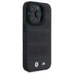Carcasa BMW M Perforated And Stitched Line cu MagSafe compatibila cu iPhone 16 Pro Max, Negru 5 - lerato.ro