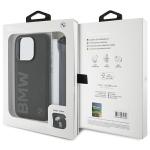 Carcasa BMW Signature Leather Wordmark cu Cord compatibila cu iPhone 15 Pro Max, Negru 8 - lerato.ro