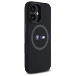 Carcasa BMW M Silicone Printed Ring cu MagSafe compatibila cu iPhone 16, Negru 5 - lerato.ro