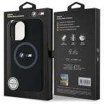 Carcasa BMW M Silicone Printed Ring cu MagSafe compatibila cu iPhone 16, Negru 9 - lerato.ro