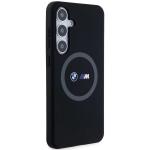 Carcasa BMW M Silicone Printed Ring MagSafe compatibila cu Samsung Galaxy S24 Plus, Negru 5 - lerato.ro