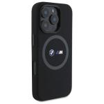 Carcasa BMW M Silicone Printed Ring MagSafe compatibila cu iPhone 16 Pro Max, Negru 5 - lerato.ro