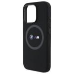 Carcasa BMW M Silicone Printed Ring MagSafe compatibila cu iPhone 16 Pro Max, Negru 7 - lerato.ro