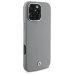 Carcasa BMW Sign Full Wrapped Metal cu MagSafe compatibila cu iPhone 16 Pro Max, Gri 5 - lerato.ro