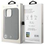Carcasa BMW Sign Full Wrapped Metal cu MagSafe compatibila cu iPhone 16 Pro Max, Gri 9 - lerato.ro
