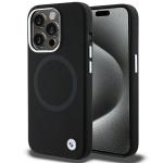 Carcasa BMW Signature Liquid Silicone cu MagSafe compatibila cu iPhone 15 Pro Max, Negru 4 - lerato.ro