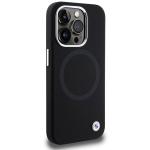 Carcasa BMW Signature Liquid Silicone cu MagSafe compatibila cu iPhone 15 Pro Max, Negru 5 - lerato.ro