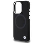 Carcasa BMW Signature Liquid Silicone cu MagSafe compatibila cu iPhone 15 Pro Max, Negru 7 - lerato.ro