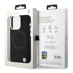 Carcasa BMW Signature Liquid Silicone cu MagSafe compatibila cu iPhone 15 Pro Max, Negru 9 - lerato.ro