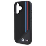 Carcasa BMW M Meshed Tricolor Stripes cu MagSafe compatibila cu iPhone 16, Negru 7 - lerato.ro