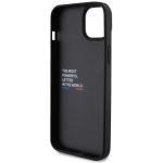 Carcasa BMW Leather Carbon compatibila cu iPhone 15 Plus, Negru 8 - lerato.ro