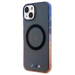 Carcasa BMW Gradient Bumper cu MagSafe compatibila cu iPhone 15/14/13, Gri 3 - lerato.ro