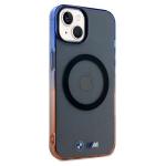 Carcasa BMW Gradient Bumper cu MagSafe compatibila cu iPhone 15/14/13, Gri 5 - lerato.ro