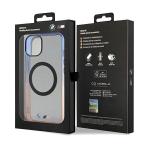 Carcasa BMW Gradient Bumper cu MagSafe compatibila cu iPhone 15/14/13, Gri 9 - lerato.ro