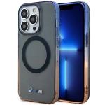 Carcasa BMW Gradient Bumper cu MagSafe compatibila cu iPhone 14 Pro, Gri 4 - lerato.ro
