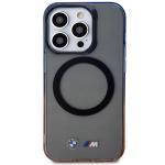 Carcasa BMW Gradient Bumper cu MagSafe compatibila cu iPhone 14 Pro, Gri 2 - lerato.ro