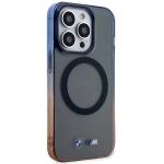 Carcasa BMW Gradient Bumper cu MagSafe compatibila cu iPhone 14 Pro, Gri 5 - lerato.ro
